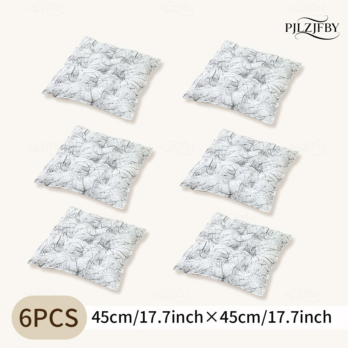 Blanc / 6 pièces