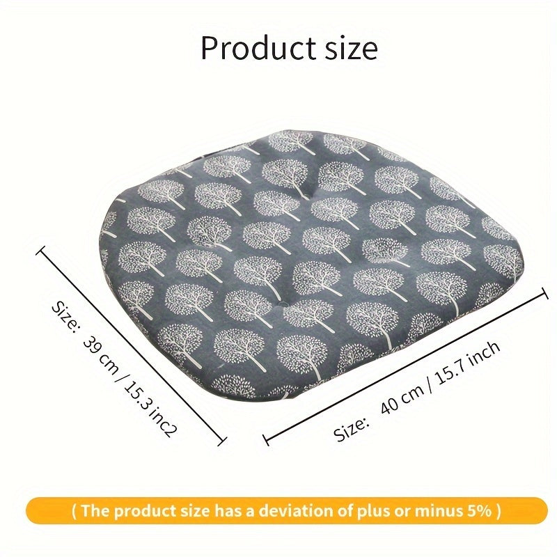 Galette de chaise imprimée à mémoire de forme, lot de 2 ou 4