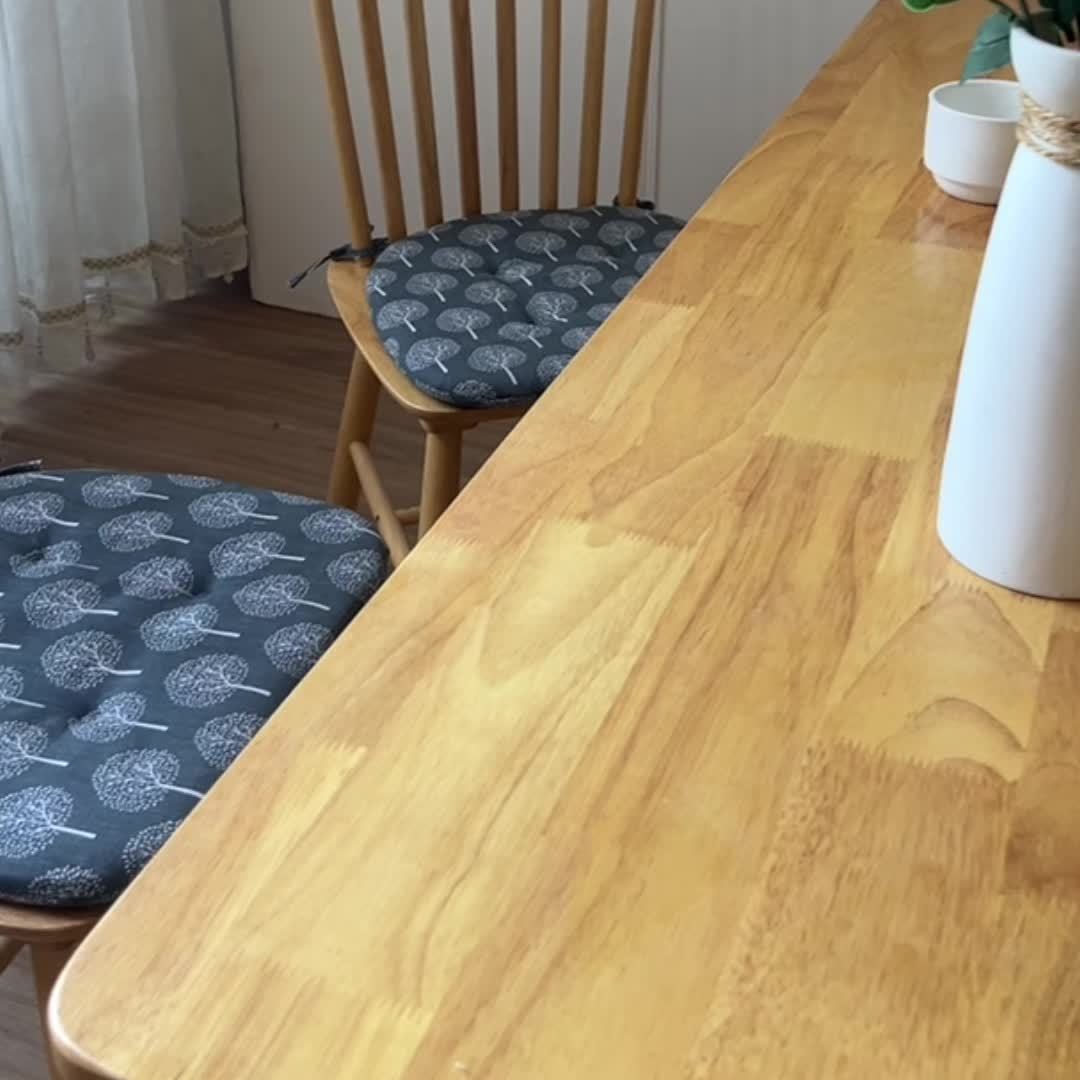 Galette de chaise imprimée à mémoire de forme, lot de 2 ou 4