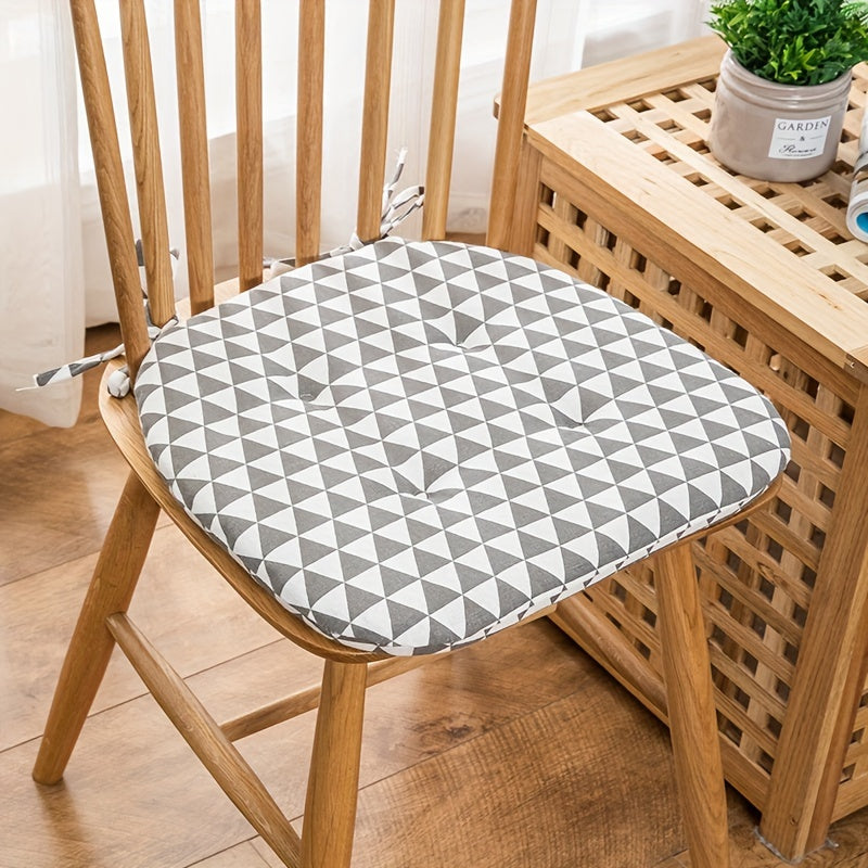Galette de chaise imprimée à mémoire de forme, lot de 2 ou 4