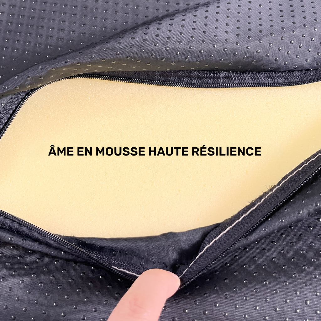 Galette de chaise ronde Ø 30 cm déhoussable et antidérapante