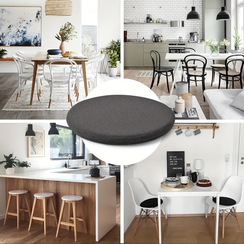 Galette de chaise ronde Ø 30 cm déhoussable et antidérapante