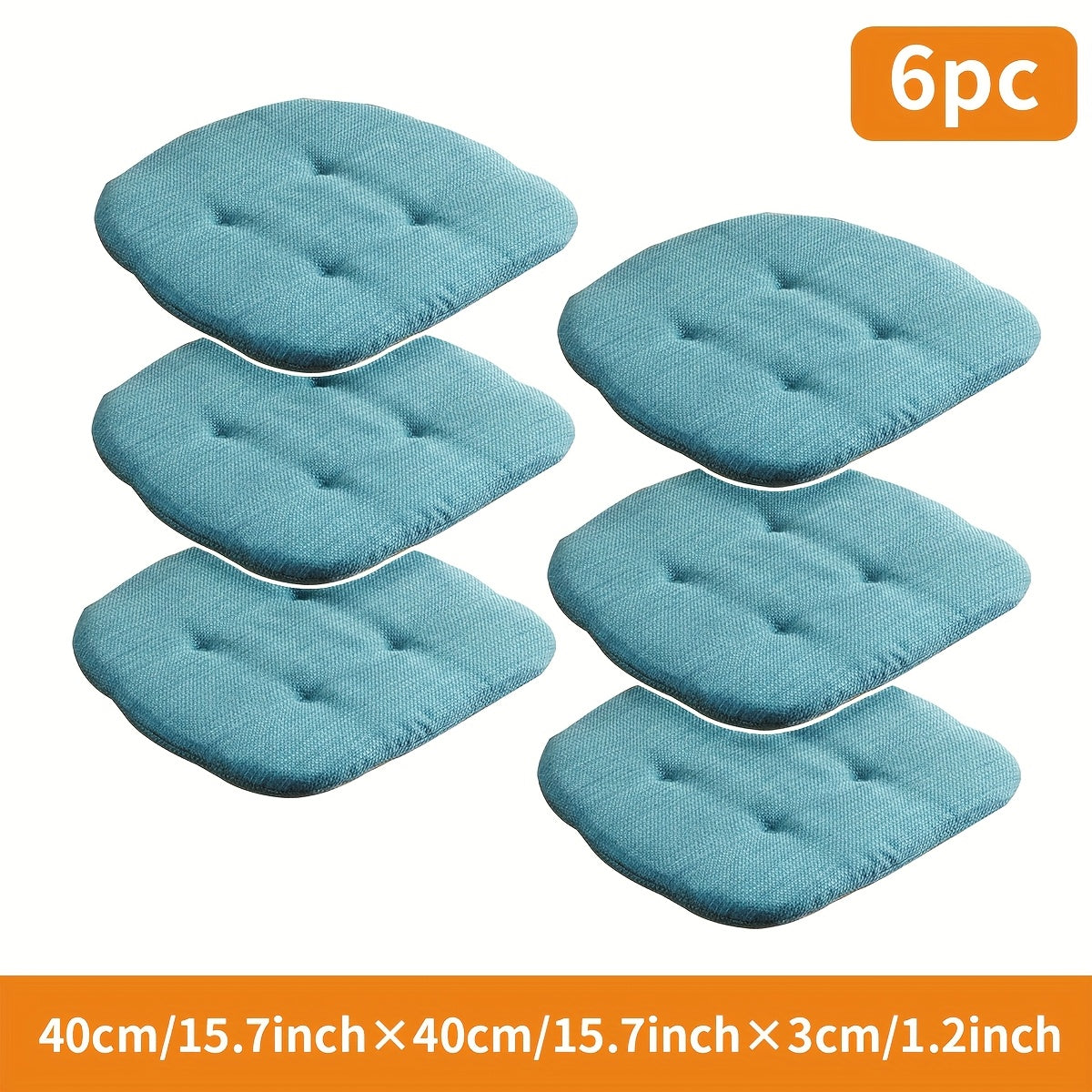 Bleu / 6 Pièces