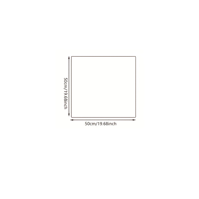 Galette de chaise carrée 50x50 en fausse fourrure, 4 coloris