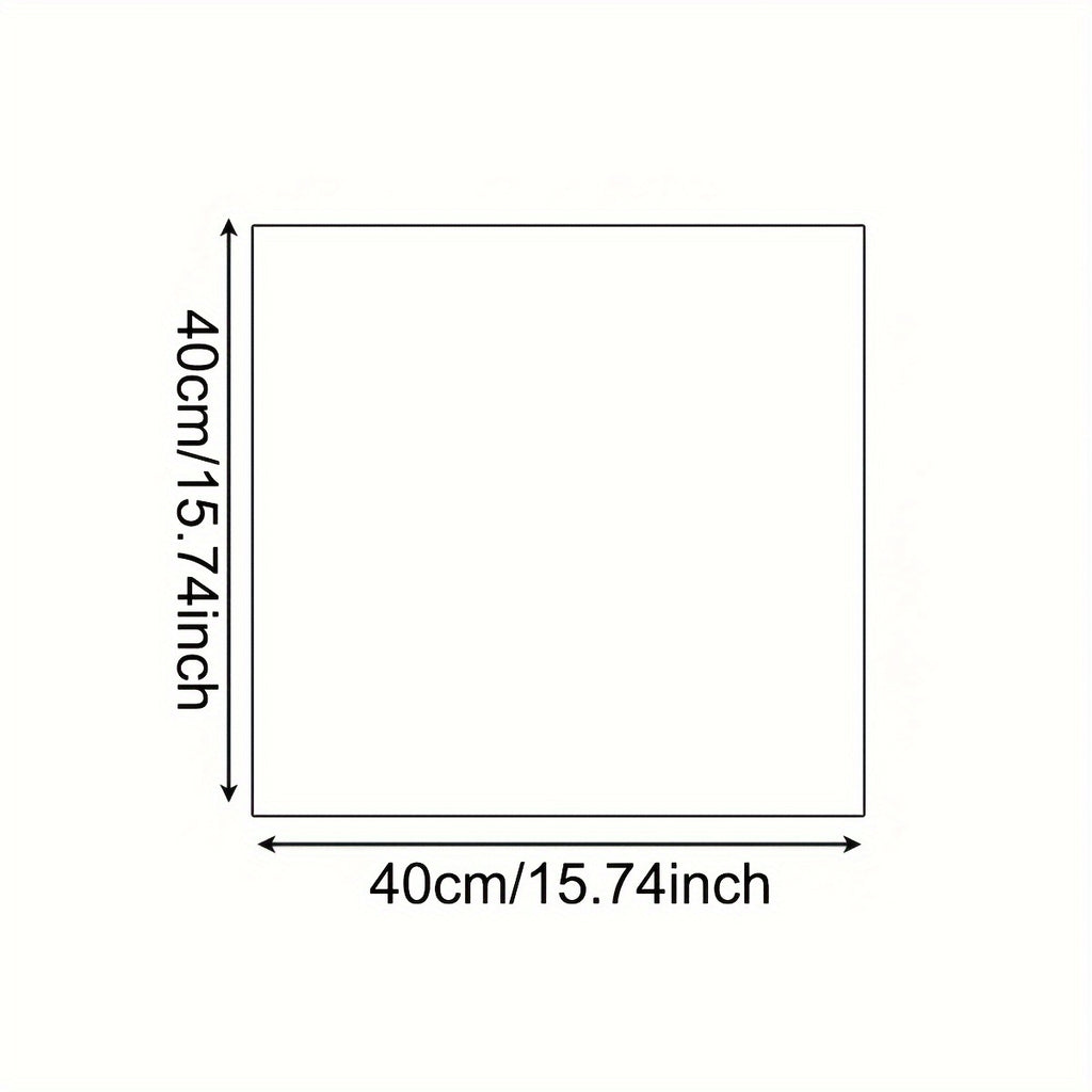 Galette de chaise carrée 40x40 en fausse fourrure à poil long