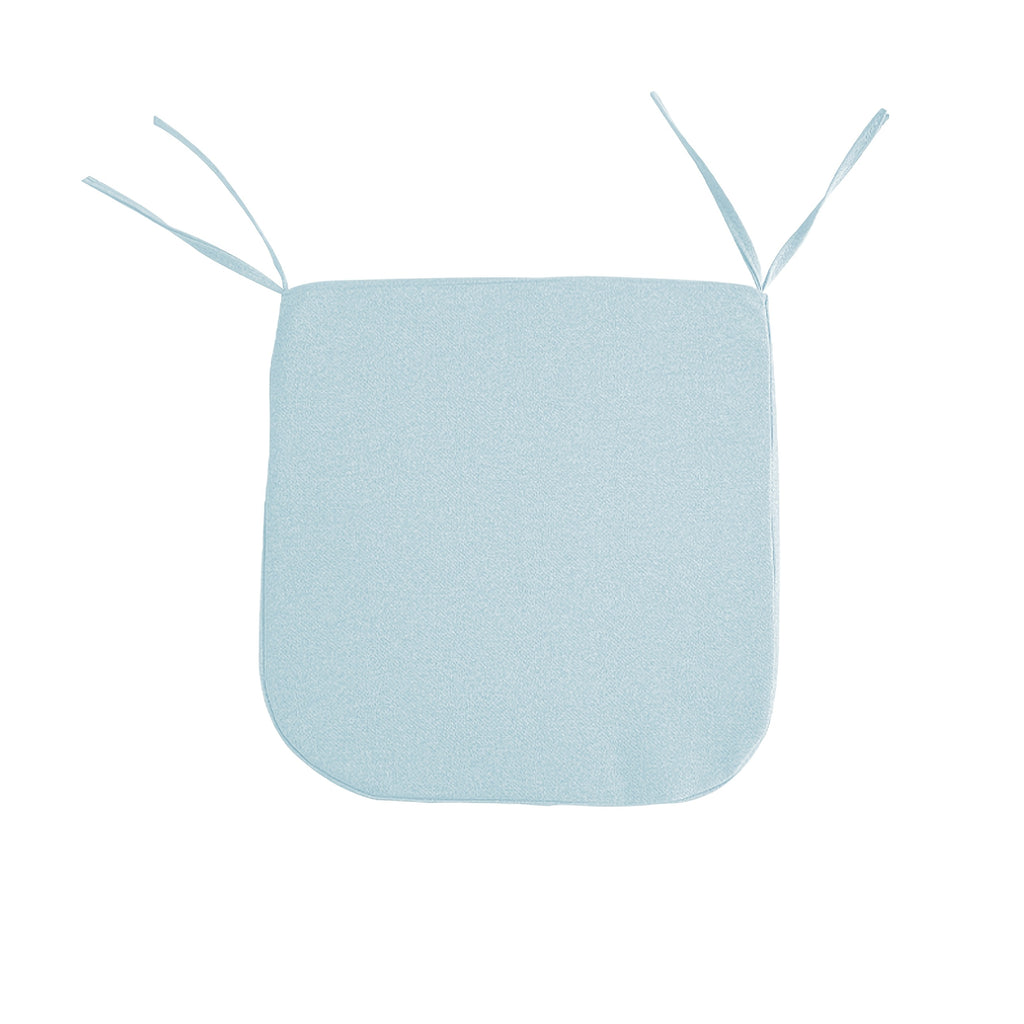 Galette de chaise déhoussable 40 x 40 cm en mousse, lot de 2
