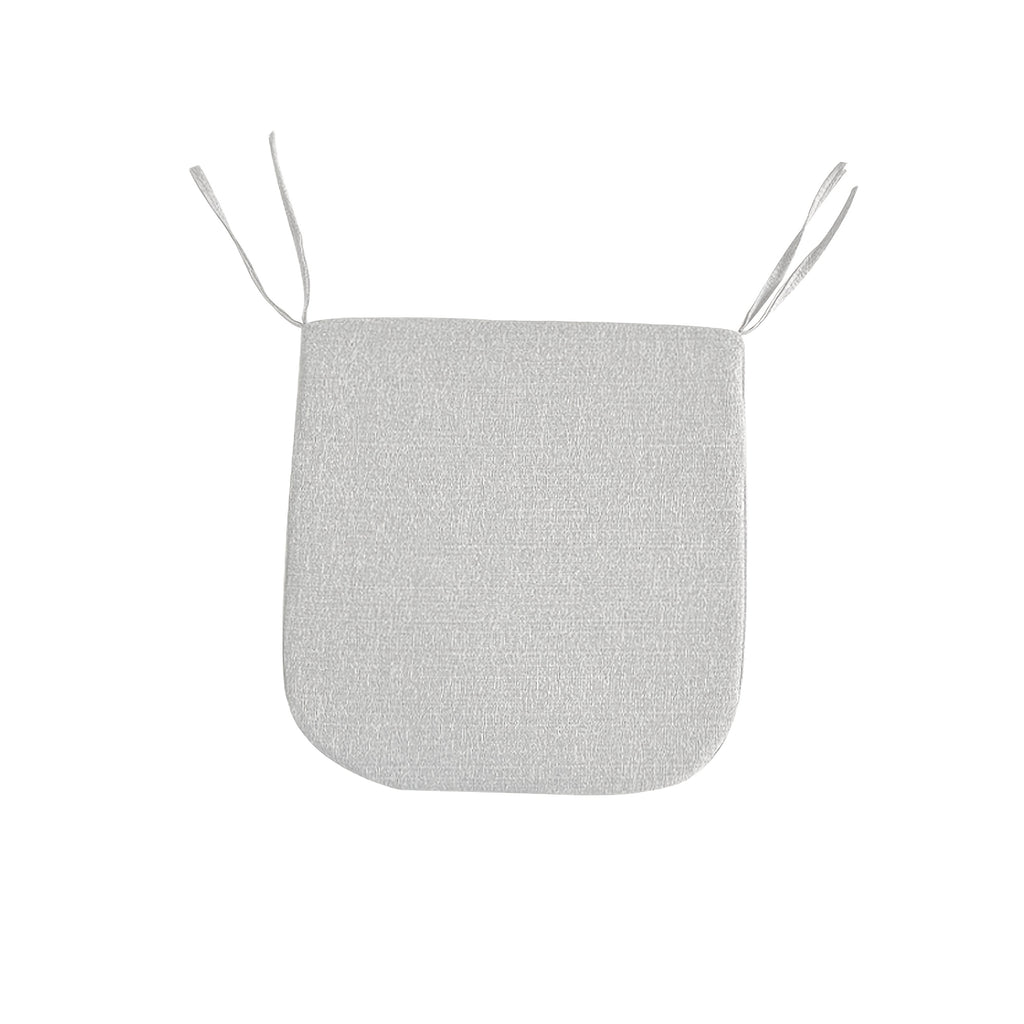 Galette de chaise déhoussable 40 x 40 cm en mousse, lot de 2