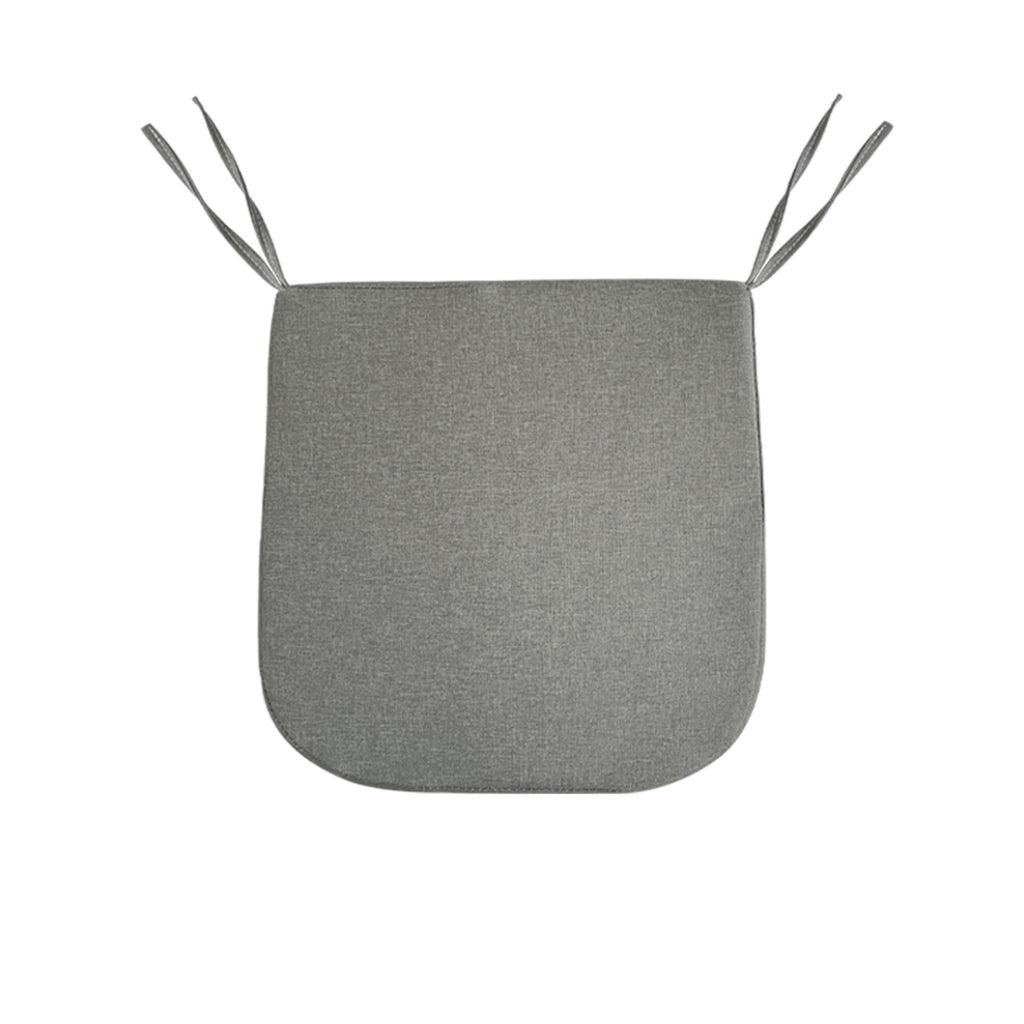 Galette de chaise déhoussable 40 x 40 cm en mousse, lot de 2