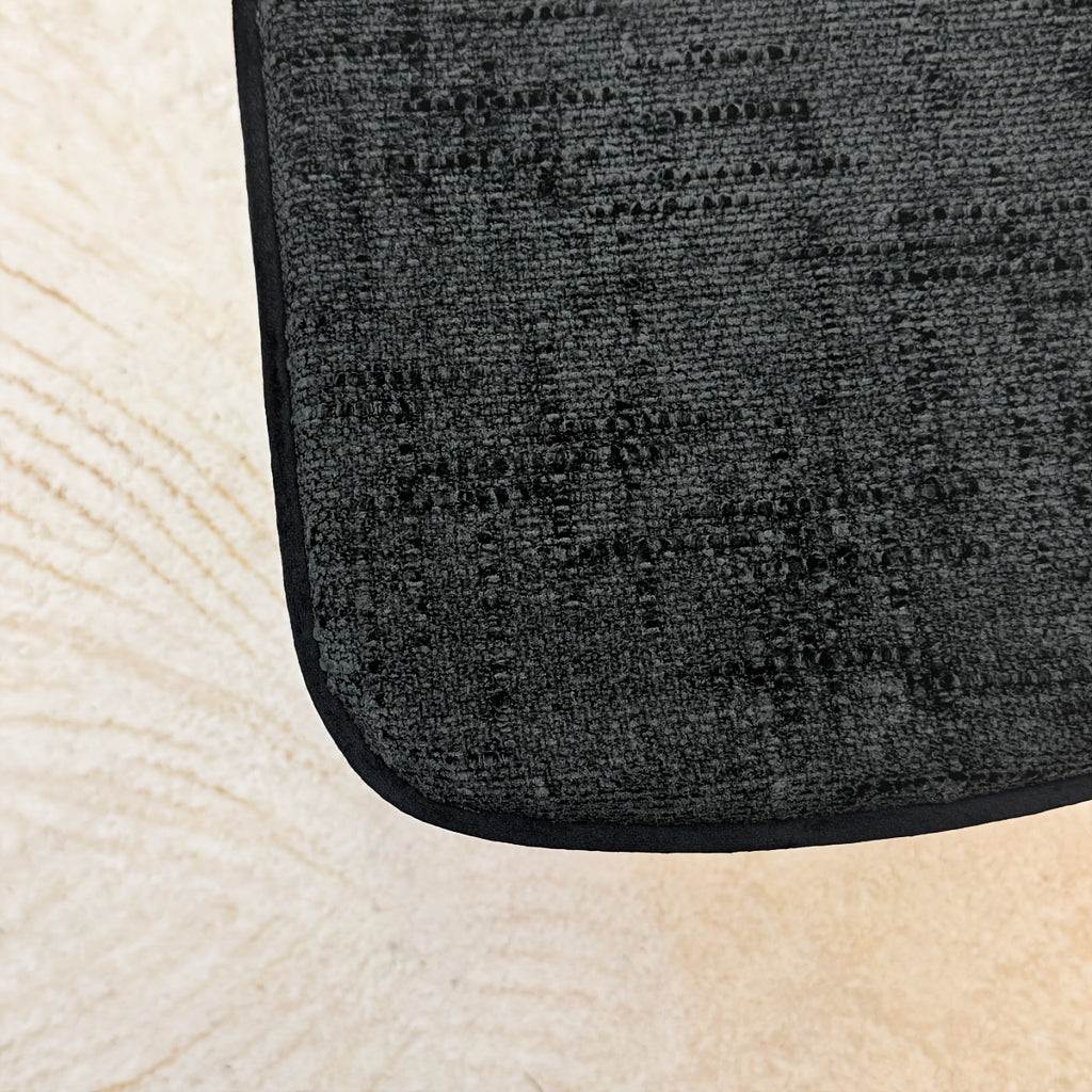 Galette de chaise déhoussable 45 x 43 cm, effet chenille