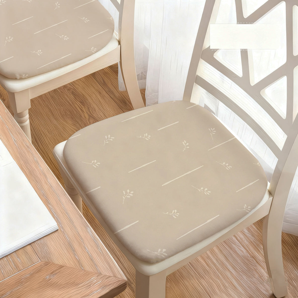 Galette de chaise épaisse en mousse à mémoire de forme, 4 cm