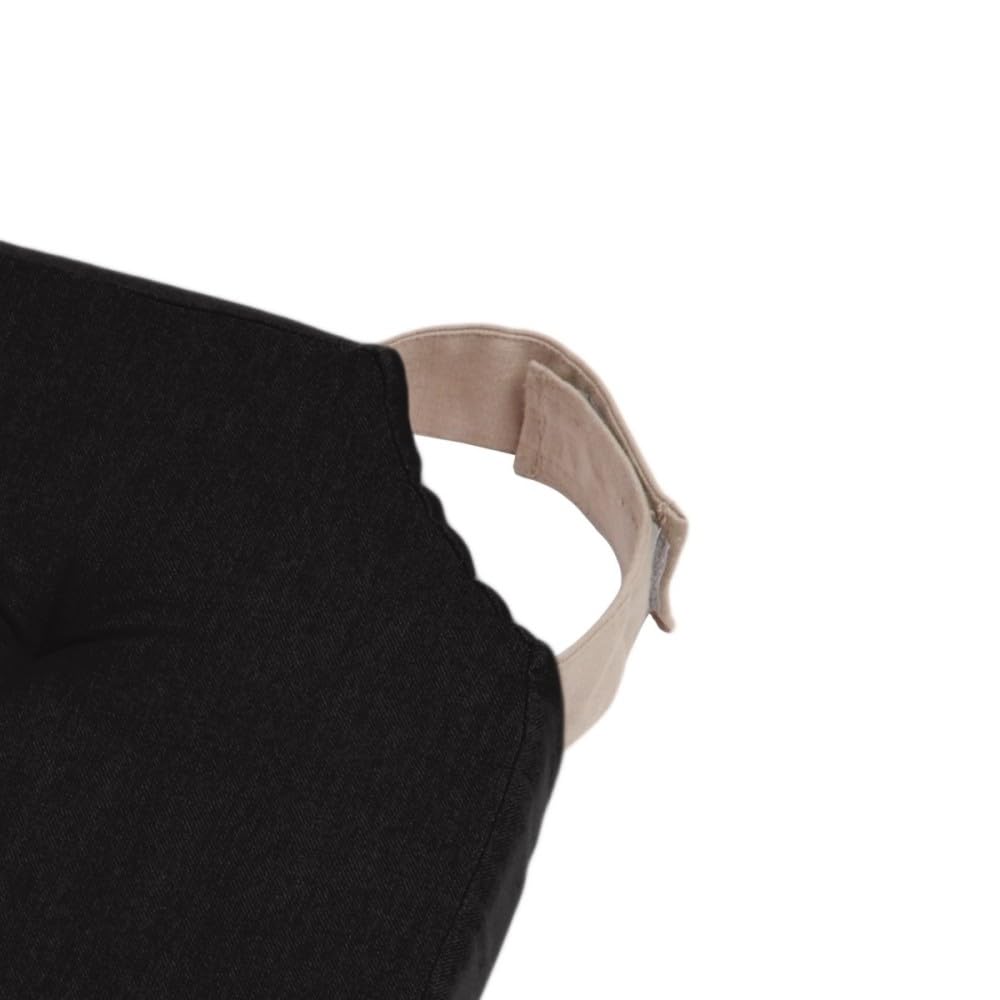Galette de chaise avec passants de fixation — vue 3