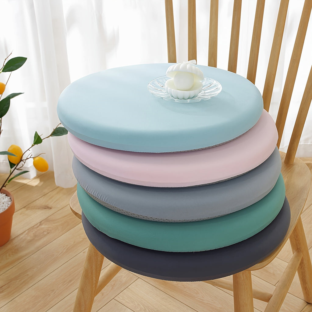 Galette de chaise ronde à mémoire de forme, Ø 35 à 45 cm