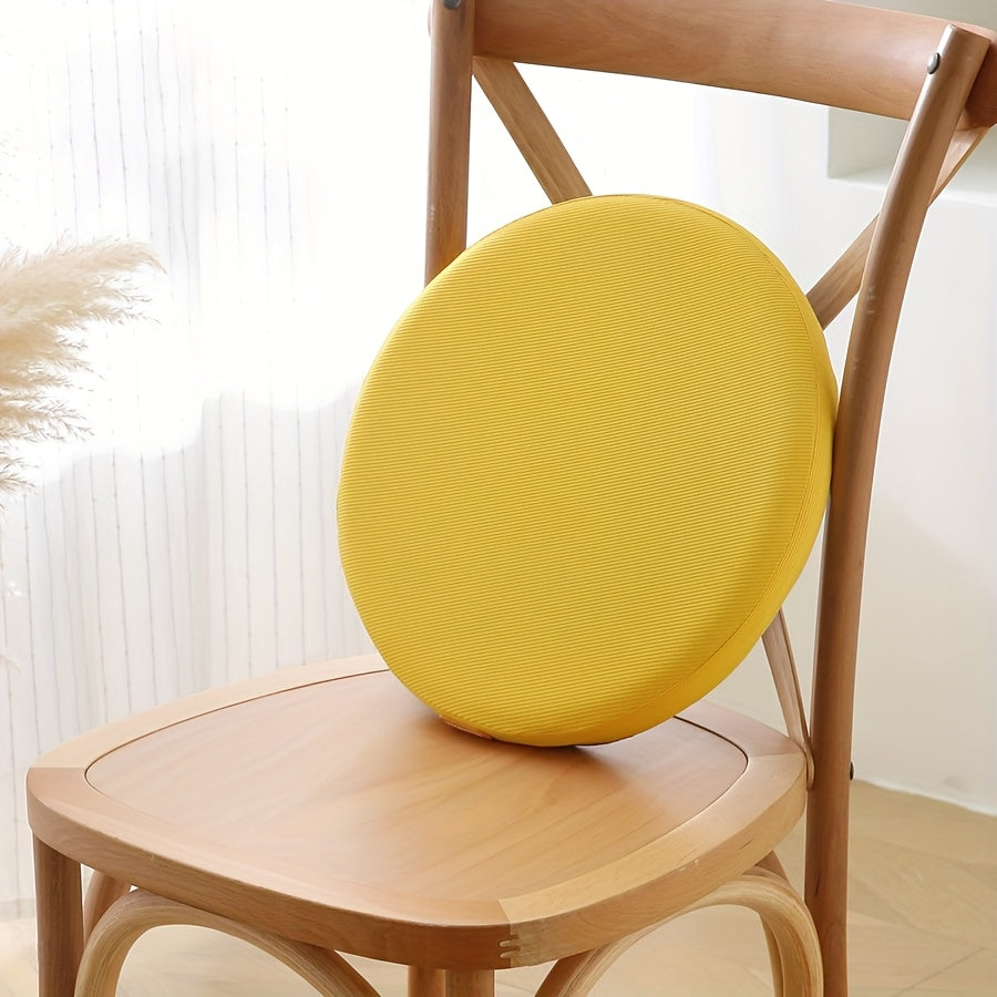 Galette de chaise ronde mousse à mémoire 70D, Ø 30 ou 35 cm