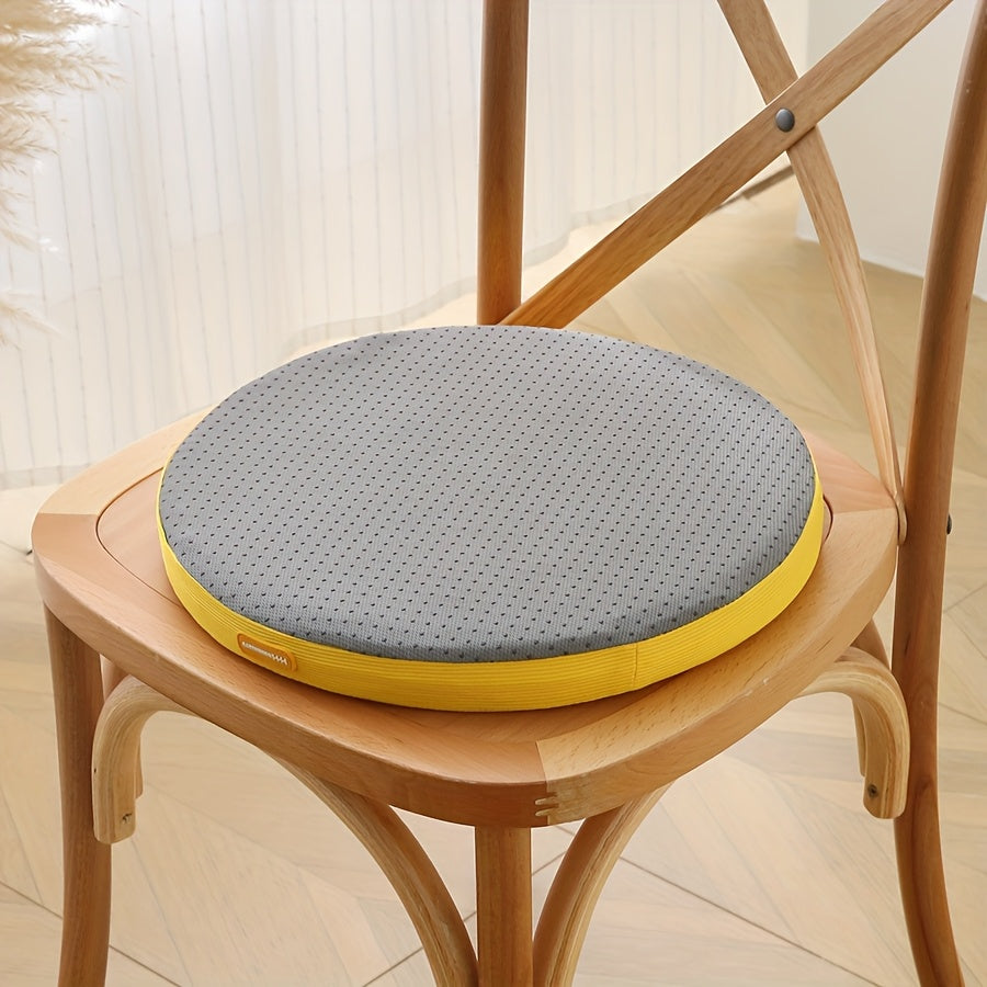 Galette de chaise ronde mousse à mémoire 70D, Ø 30 ou 35 cm