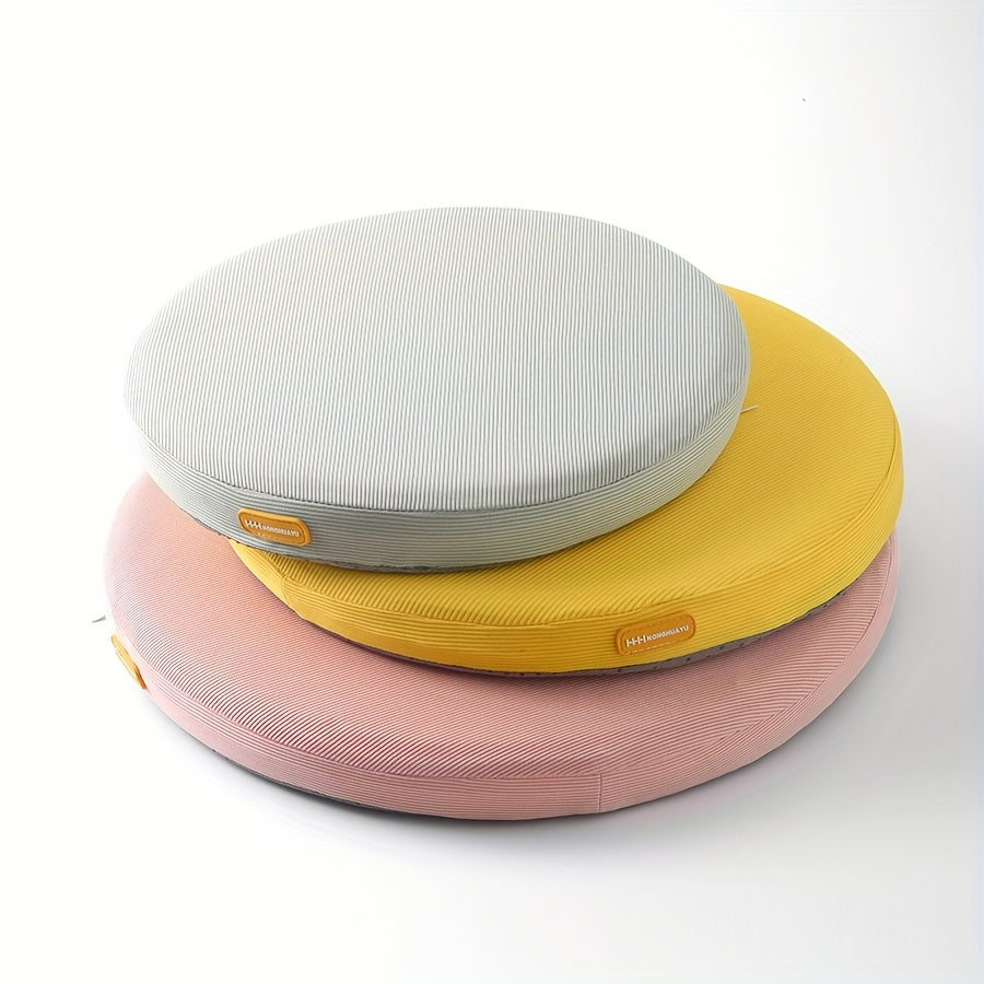 Galette de chaise ronde mousse à mémoire 70D, Ø 30 ou 35 cm