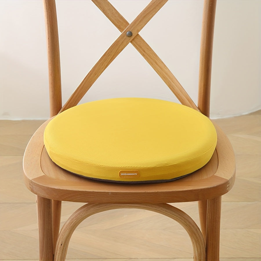 Galette de chaise ronde mousse à mémoire 70D, Ø 30 ou 35 cm