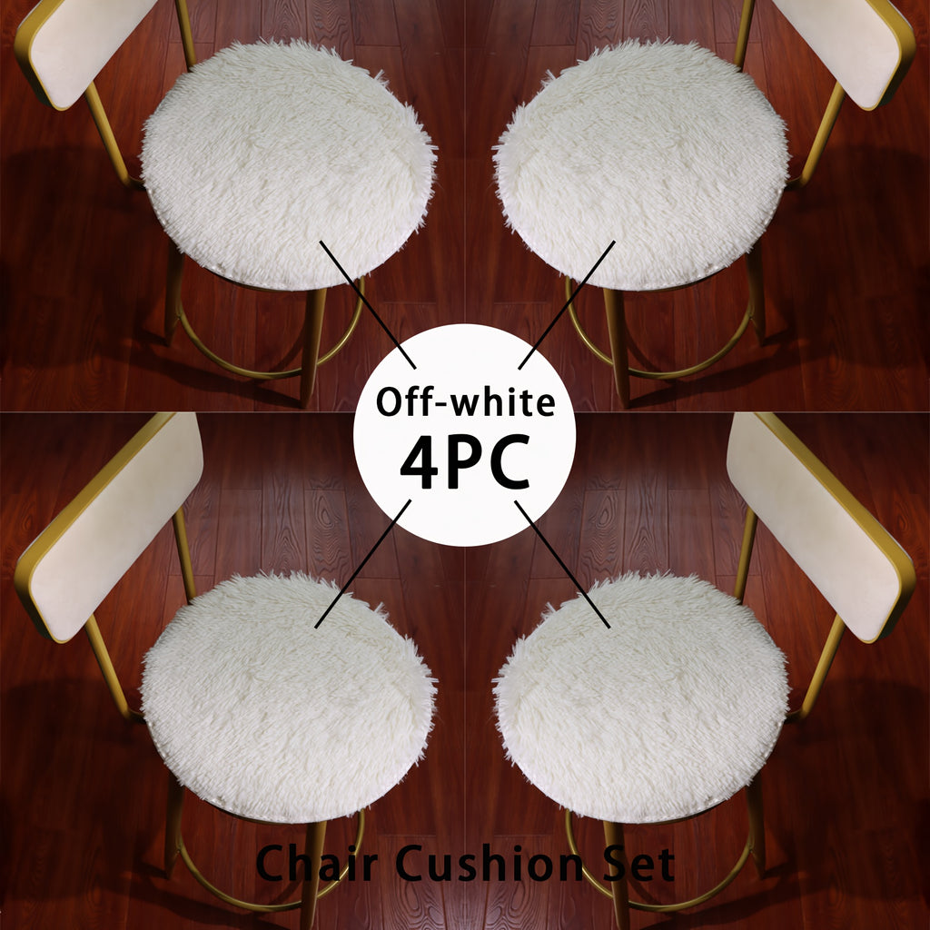 Blanc crème / 【4 pièces】