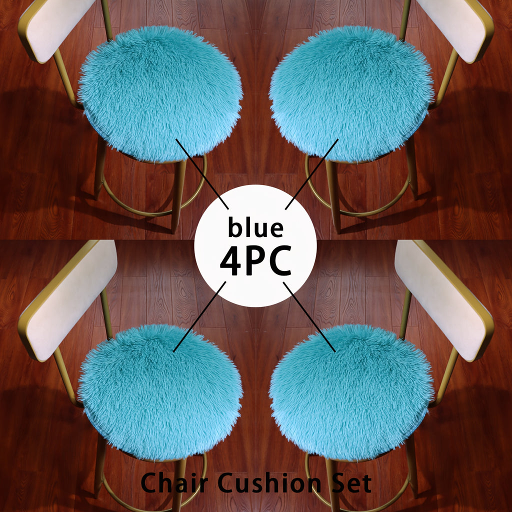 Bleu / 【4 pièces】