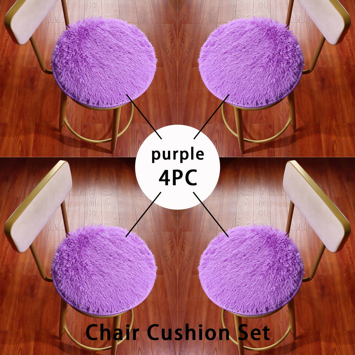 Violet / 【4 pièces】