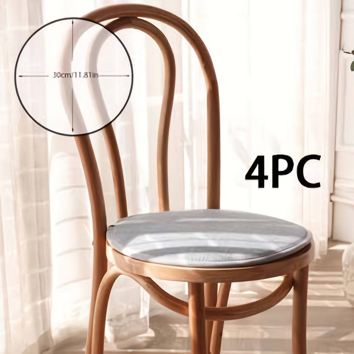 Gris / 30CM-4 pièces