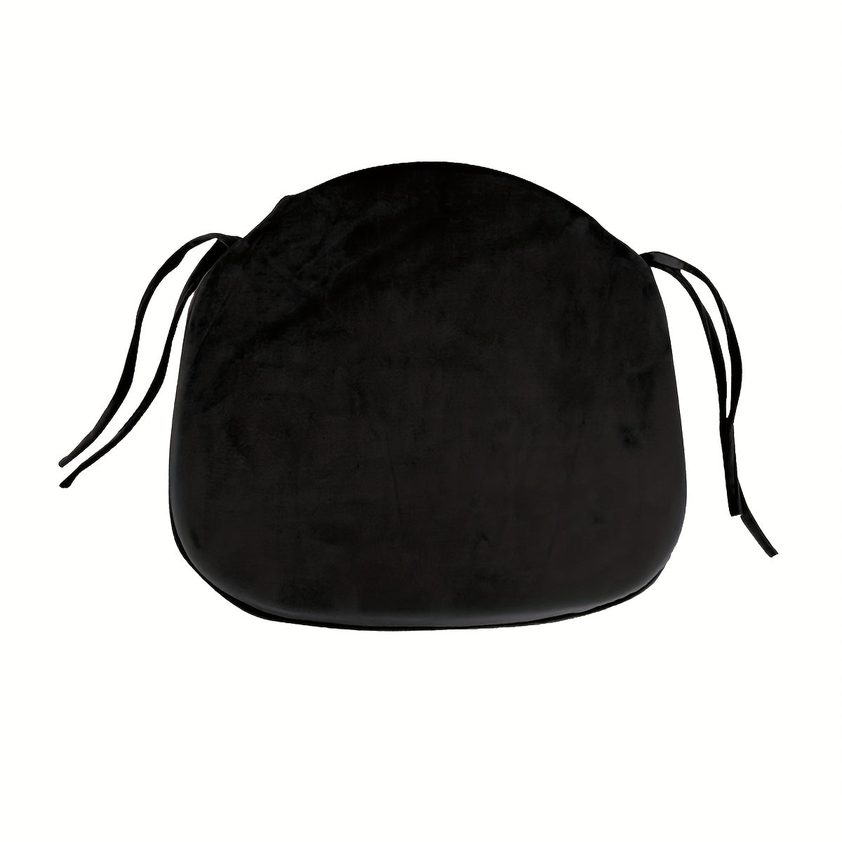 Galette de chaise en velours, déhoussable, 10 teintes — vue 11