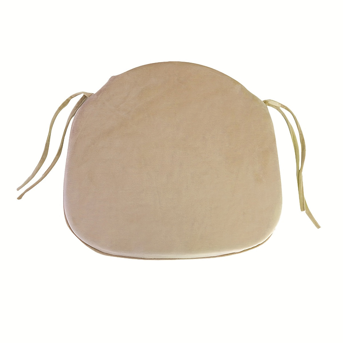 Galette de chaise en velours, déhoussable, 10 teintes — vue 3