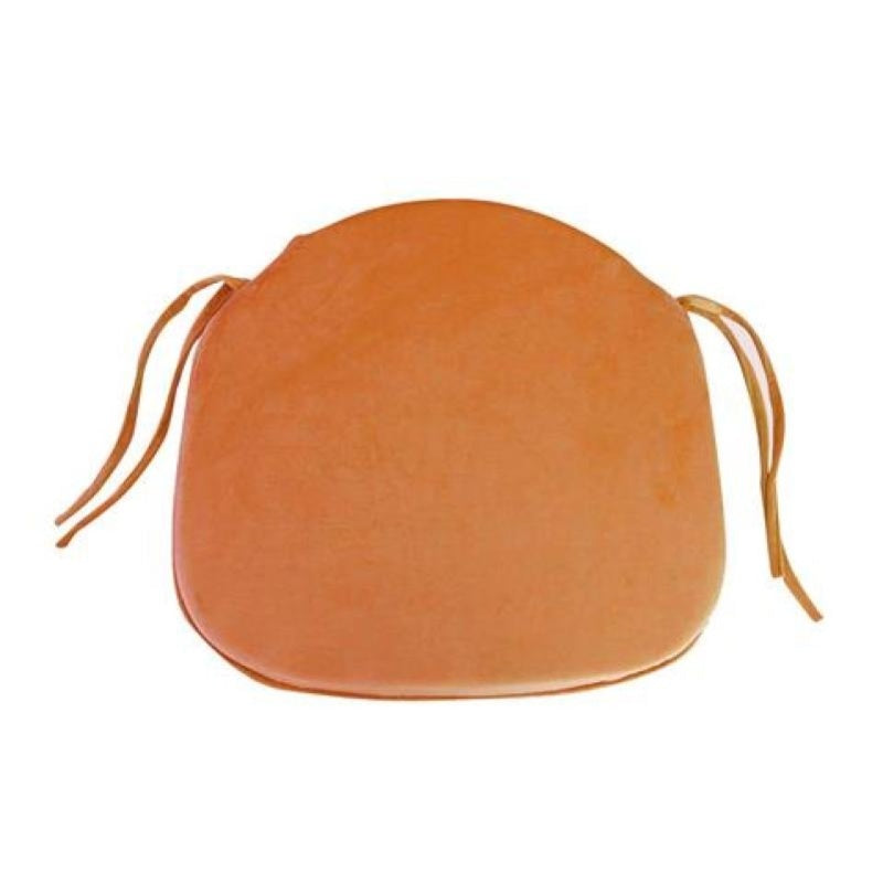 Galette de chaise en velours, déhoussable, 10 teintes — vue 5