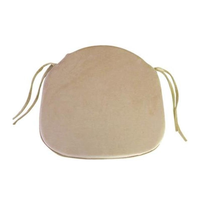 Galette de chaise en velours, déhoussable, 10 teintes — vue 7
