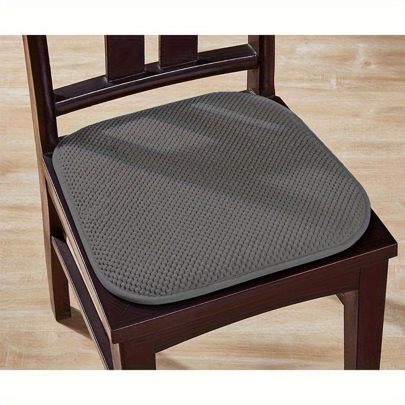 Galettes de chaise 40x40 cm en mousse à mémoire, lot de 2