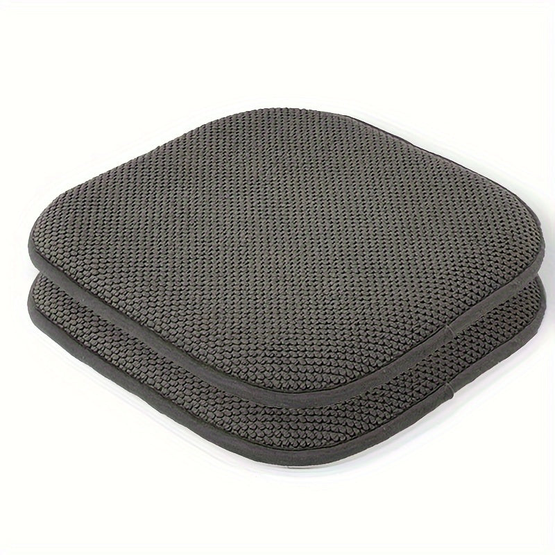 Galettes de chaise 40x40 cm en mousse à mémoire, lot de 2