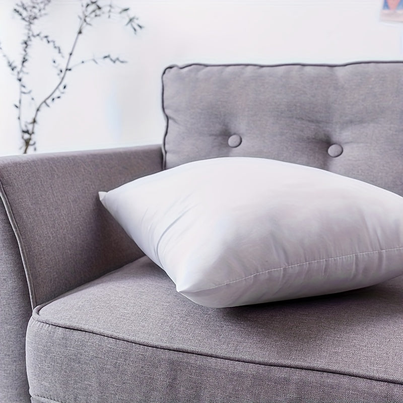 Garnissage de coussin blanc uni, six formats de 30 à 60 cm