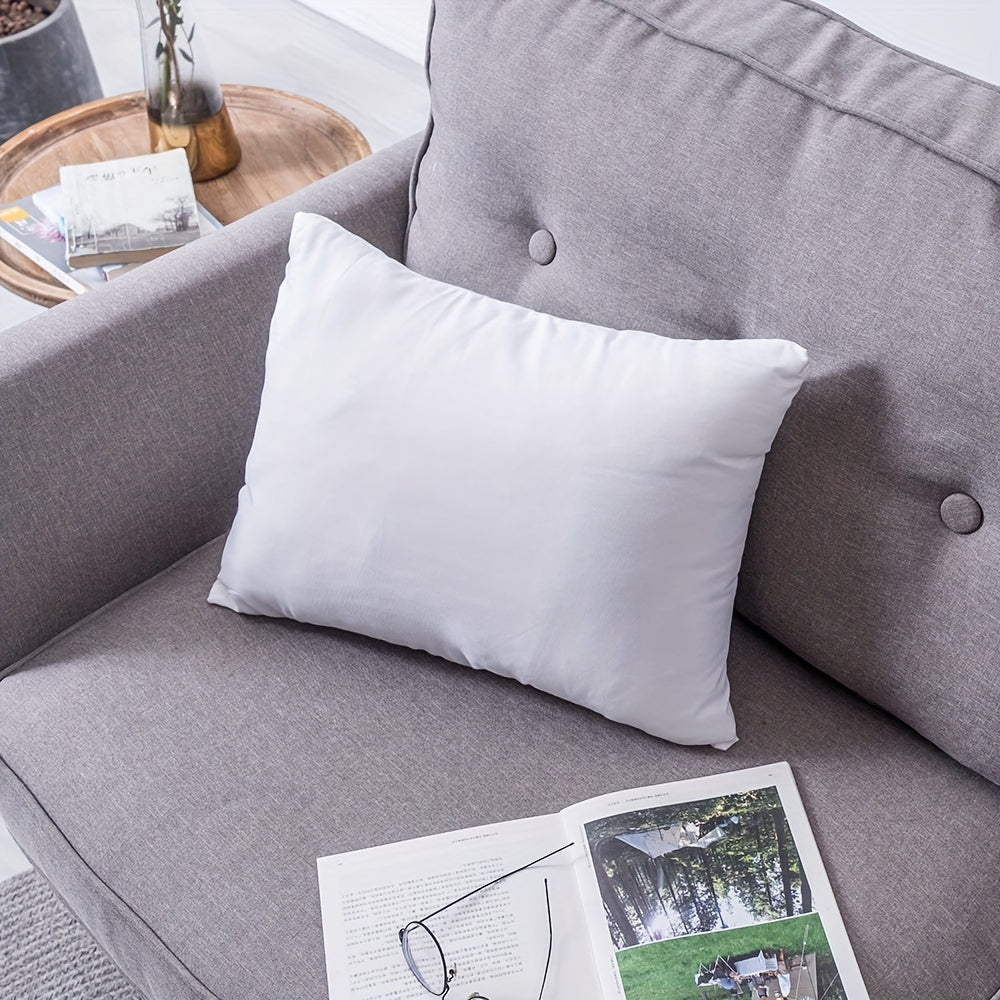 Garnissage de coussin blanc uni, six formats de 30 à 60 cm
