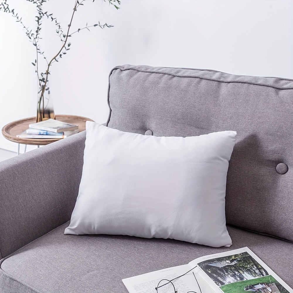 Garnissage de coussin blanc uni, six formats de 30 à 60 cm