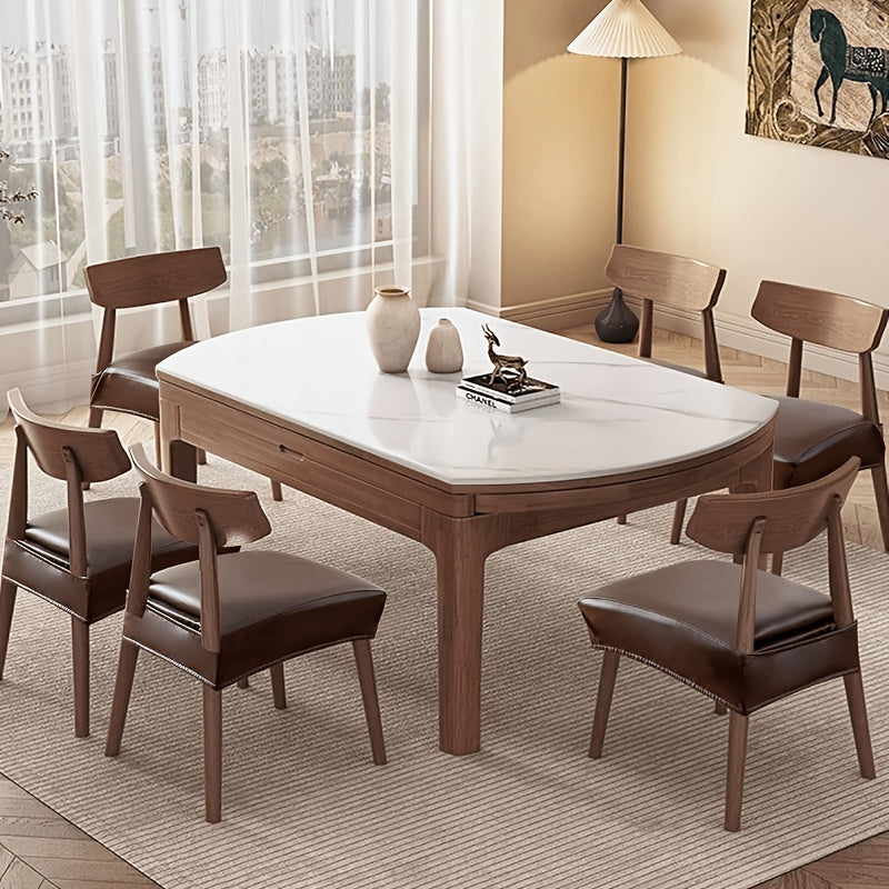 Housse d'assise de chaise en simili cuir, lot de 2 pièces