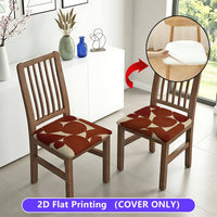 Housse d'assise de chaise extensible, lot de 2