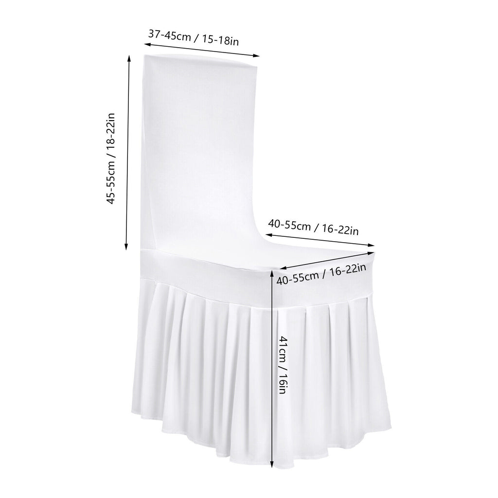 Housse de chaise à plis couchés jusqu'au sol, 20 pièces — vue 2