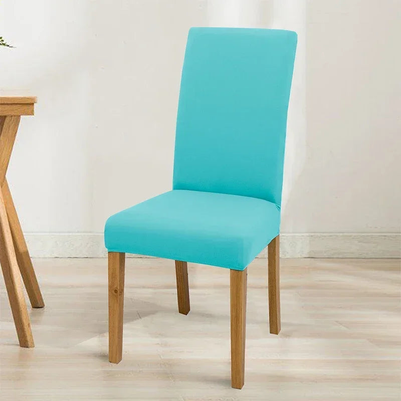 Housse de chaise extensible unie - Ajustement parfait