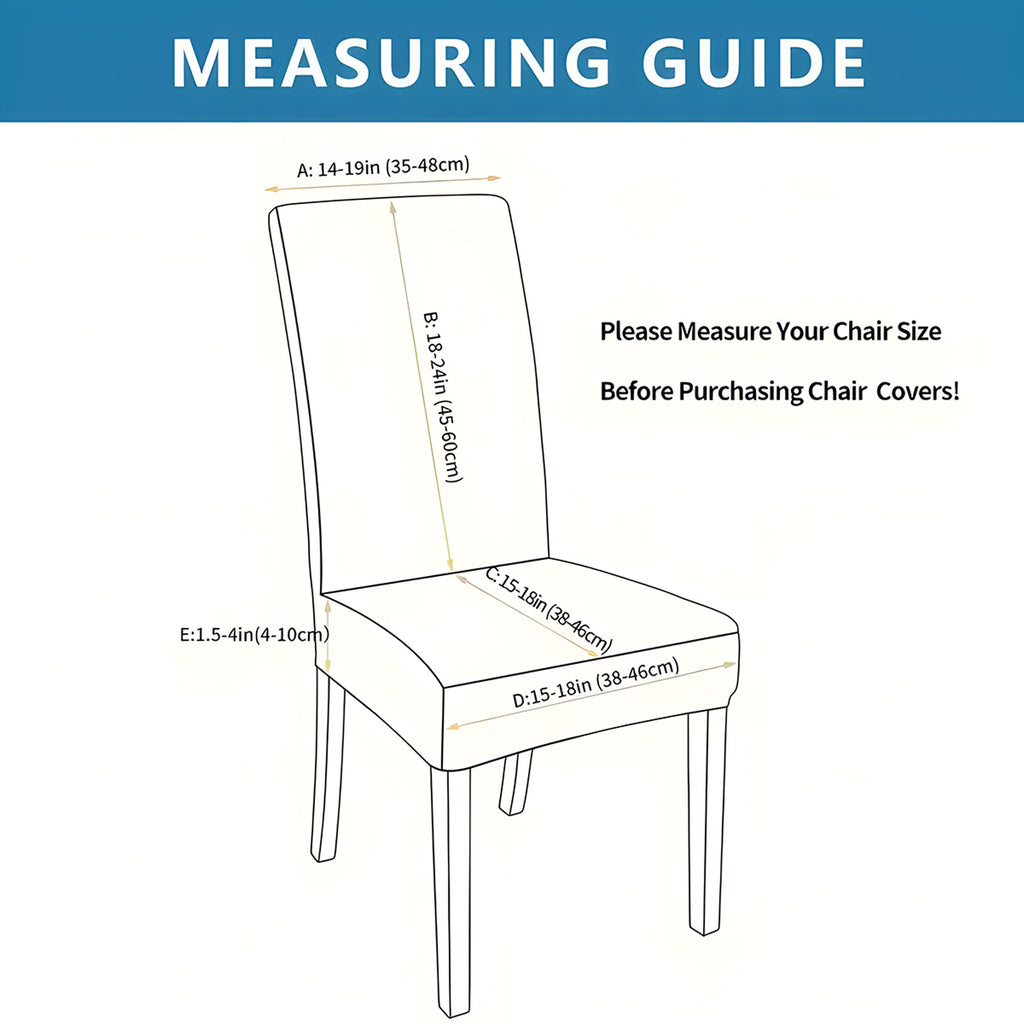 Housse de chaise à décor peint rouille — vue 2