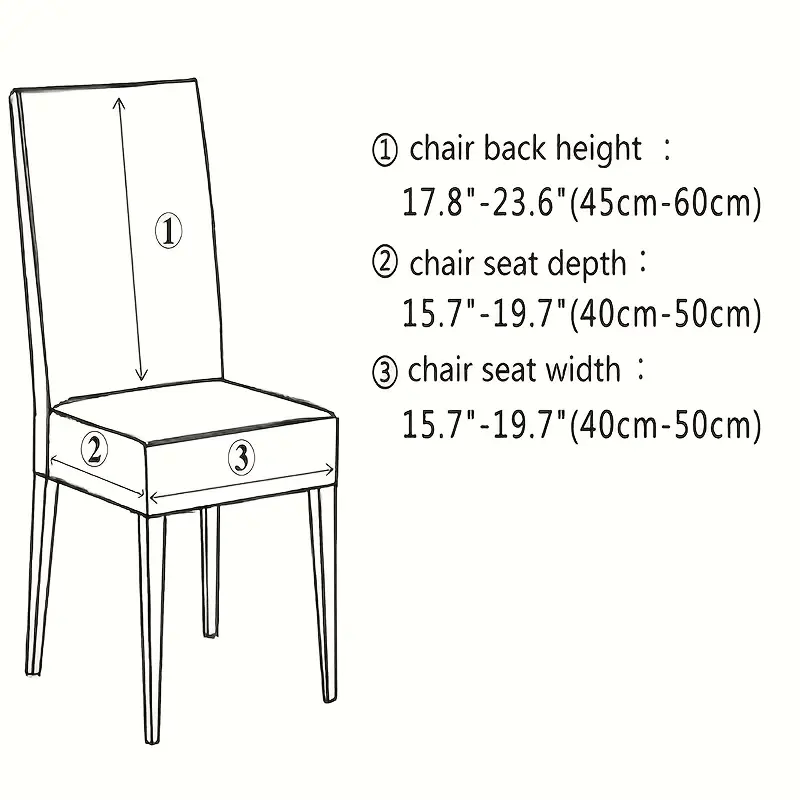 Housse de chaise à décor peint rouille — vue 10