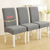 Housse de chaise jacquard nervurée, six teintes de terrasse