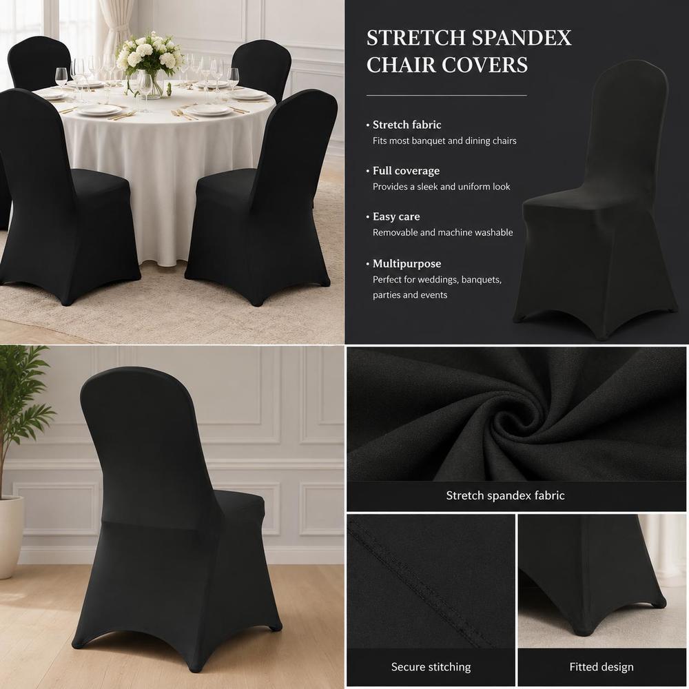 Housse de chaise mate pour siège pliant, lot de 30 — vue 7