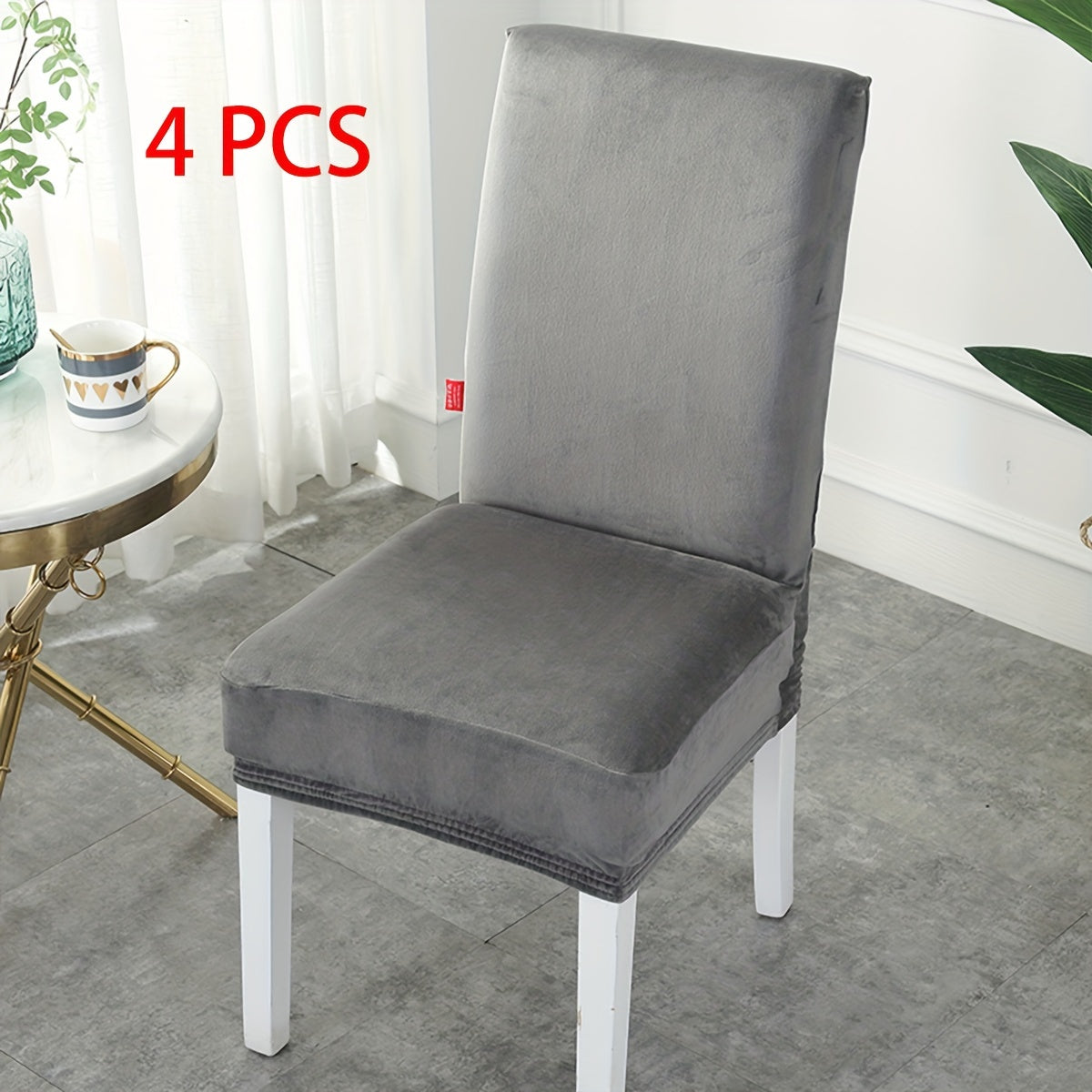 Gris / 4 pièces