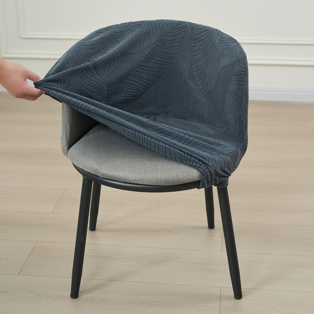 Housse de chaise arc, dossier demi-circulaire, 4 teintes