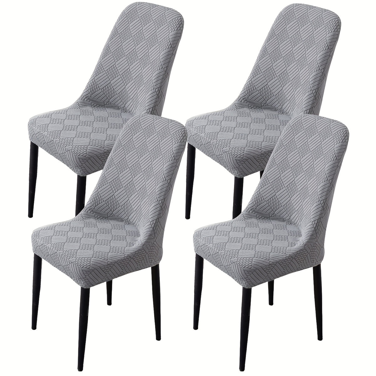 Gris foncé / 【4 pièces】