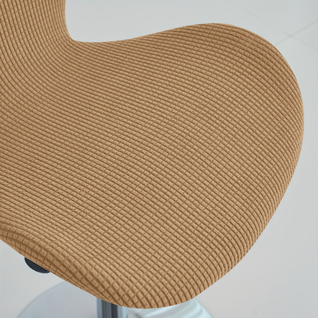 Housse de chaise de bar à coque incurvée, lot de 2