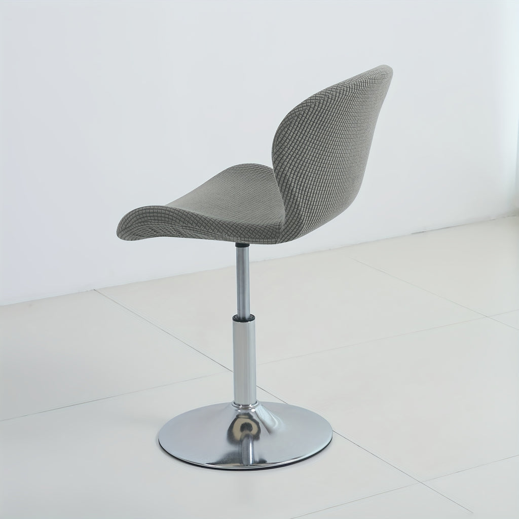 Housse de chaise de bar à coque incurvée, lot de 2