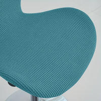 Housse de chaise de bar papillon en maille polaire, lot de 2
