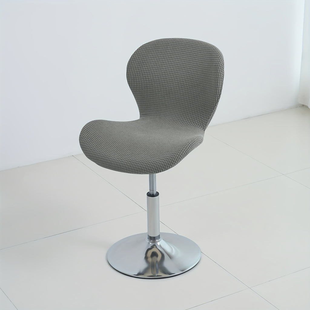 Housse de chaise de bar papillon en maille polaire, lot de 2