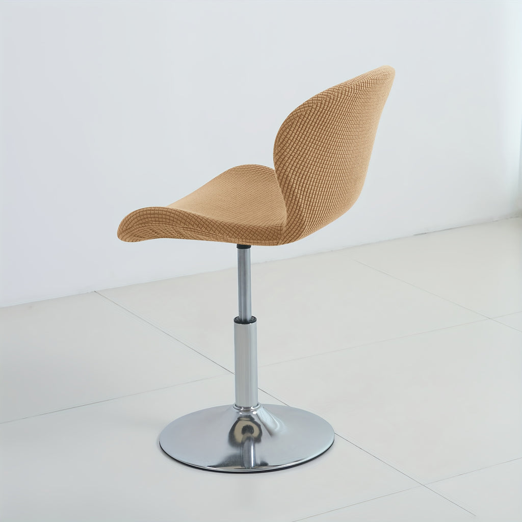 Housse de chaise de bar papillon en maille polaire, lot de 2
