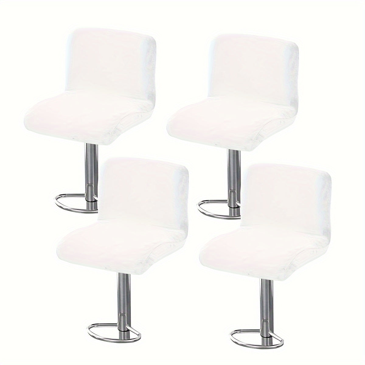 Blanc / 【4 pièces】